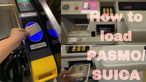 HOW TO RECHARGE/LOAD YOUR SUICA OR PASMO | TOKYO VLOG | AILEEN AVERION