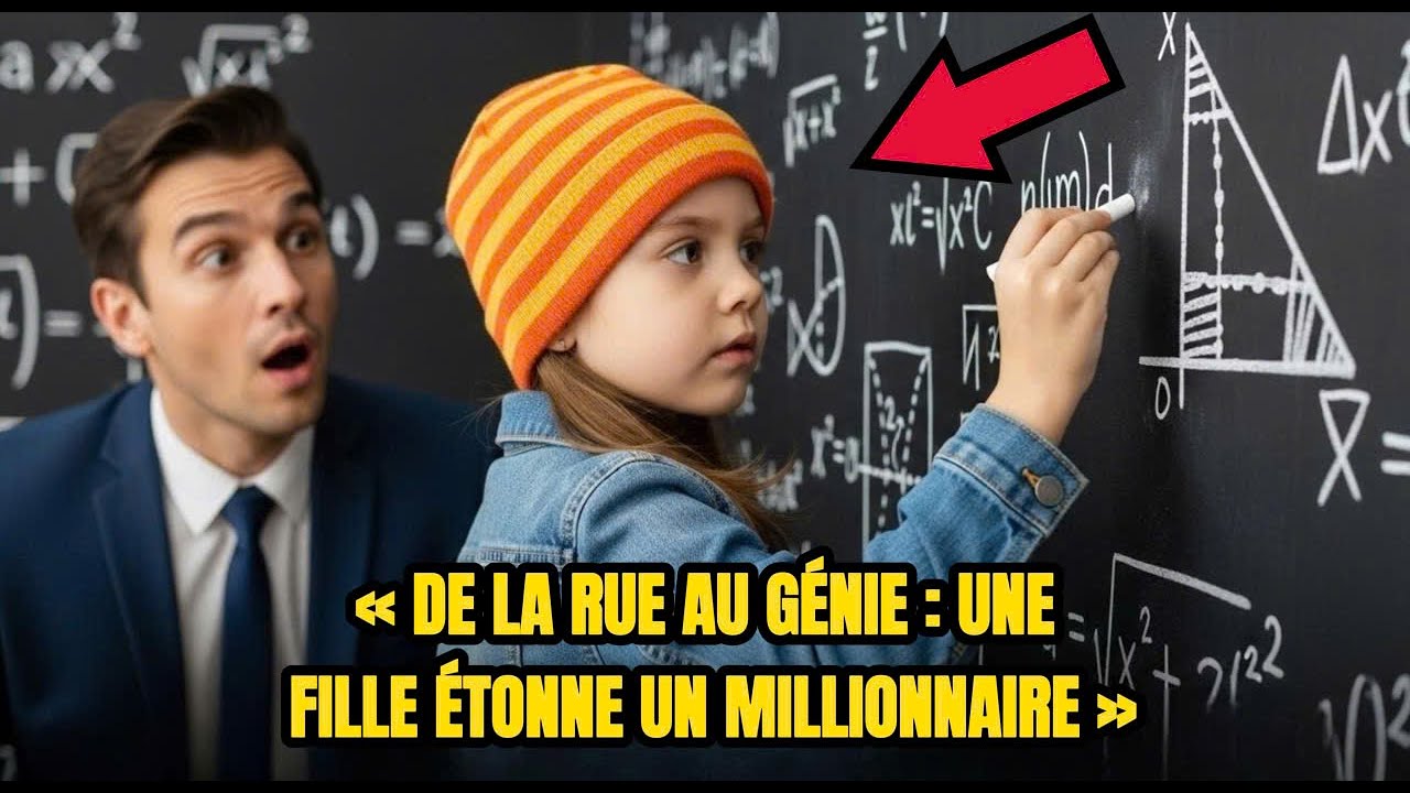 Le millionnaire reste sans voix quand la fille résout son équation à plusieurs millions