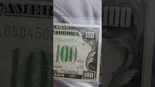 Series of 1934 $100 bill