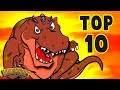 Top 10 Dino Songs - Dinosaur Songs for Kids from Dinostory by Howdytoons