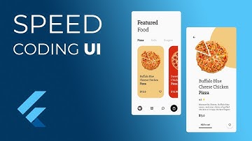 Flutter UI - Speecoding Pizza App