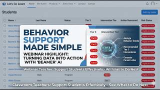 Behavior Support Made Simple for Classroom Teachers