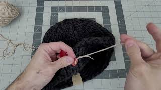 Attaching Sewn Tags to Beanies