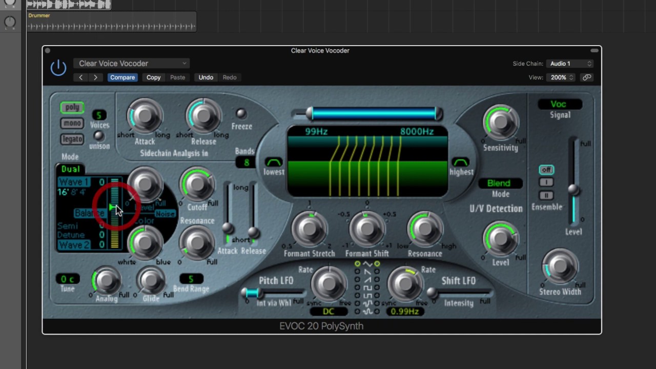 Logic Pro X Tips 51 EVOC 20 PS Vocoder Basics YouTube