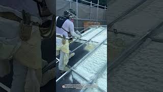 Professional Spray Foam Roof Insulation Installation Process