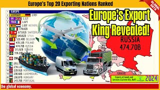 Europe’s Top 20 Exporting Nations Ranked