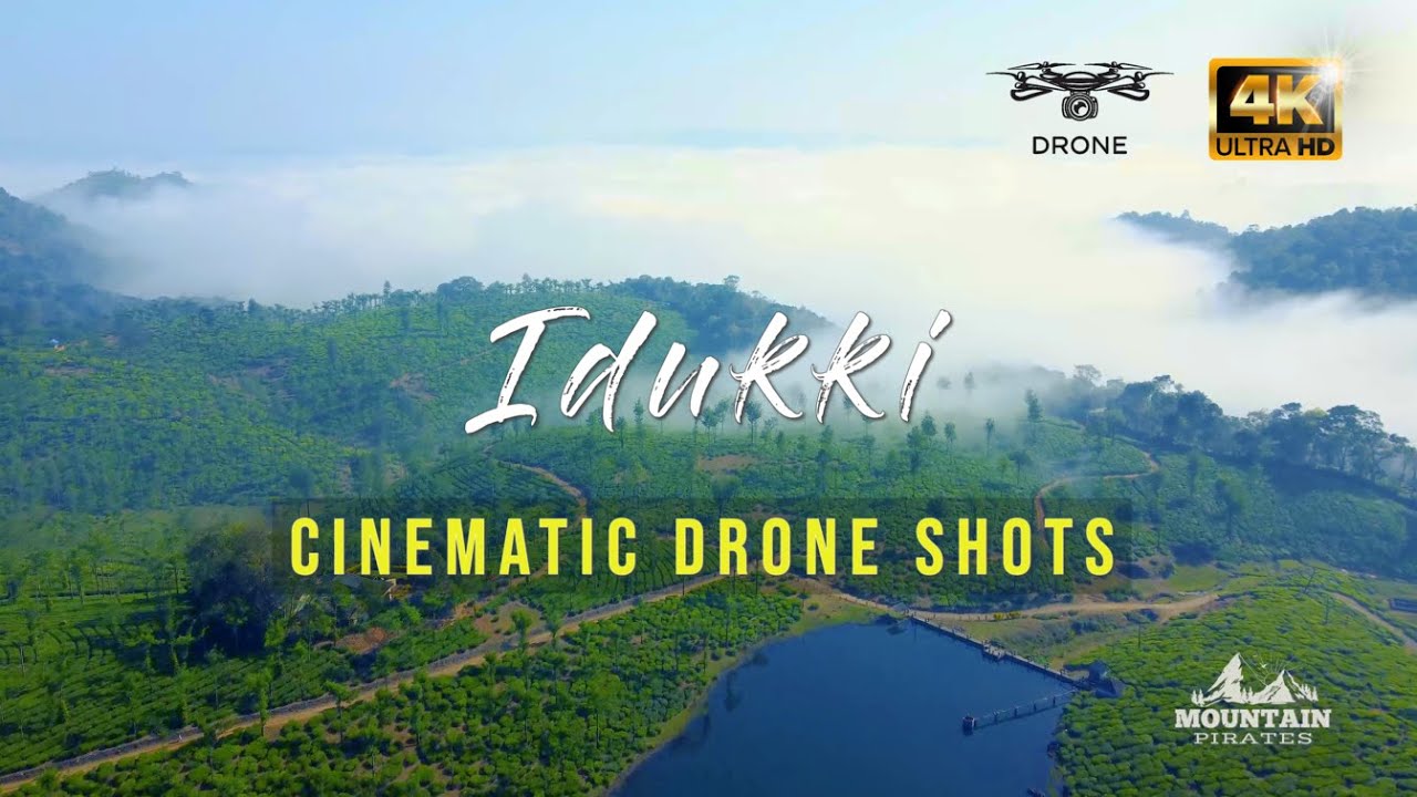 Kerala 4K HD | Cinematic | drone Video | status video | fog | cloud | Idukki | Mountain Pirates