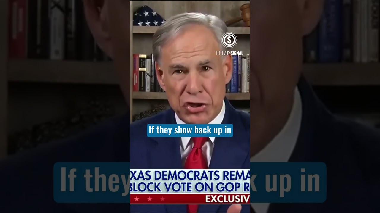 Greg Abbott Calls Democrats Fleeing Texas 'Most Un-Texan Thing'