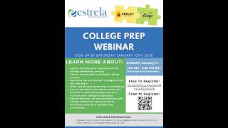 College Prep Workshop January 11, 2026