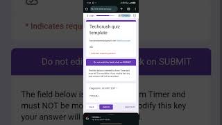 Techcrush Form Timer Guide