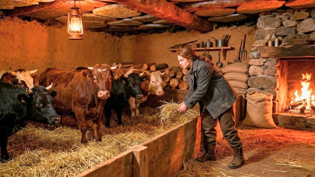 Выгнанная на улицу в 20, она вырыла подземное убежище в холме — и спасла своих коров при -22°