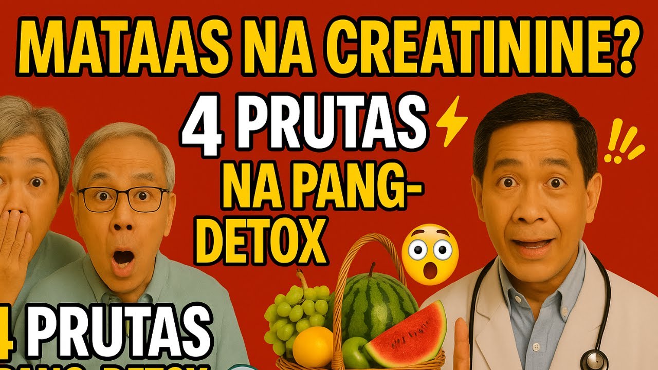⭐Babala! Mataas na Creatinine 4 Prutas na Tahimik na Nagpapababa Nito  |Buhay Malusog Senior PH