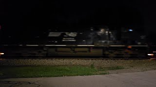 NS ES44DC #7501 [K5H horn] one unit wonder powers NS Mixed Train 120 through Romulus | 6/30/25 |
