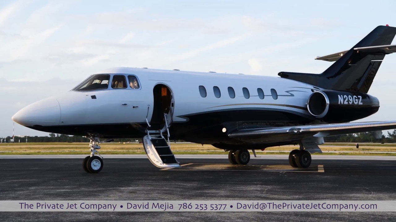 The Private Jet Company Hawker 800XP N29GZ YouTube