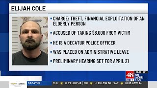 Preliminary hearing set for Decatur officer charged with theft