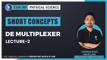 Short Concepts of Demultiplexer in CSIR NET Physics Electronics in Hindi