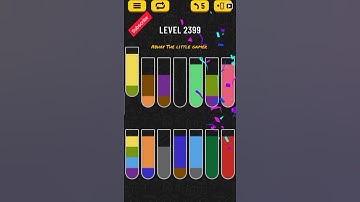 Water sort puzzle level 2399