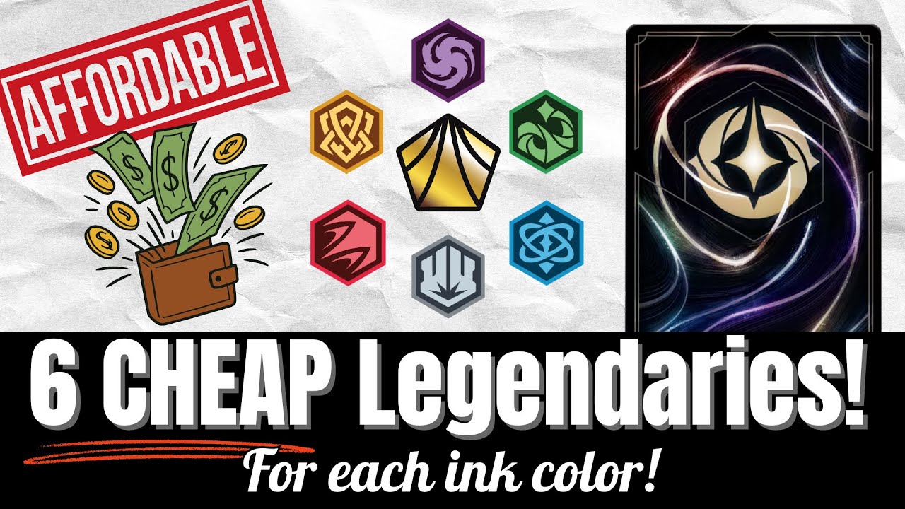 cheap lorcana cards Three Great Budget Decks for Disney Lorcana's The First Chapter