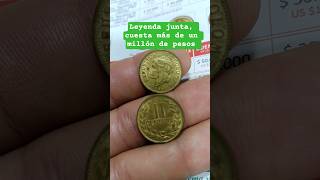 El mensajero de los dioses, moneda de II centavos en latón fecha 1952