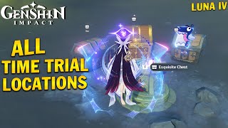 All Time Trial Challenge Locations In Luna Iv Nod-Krai Genshin Impact 6.3