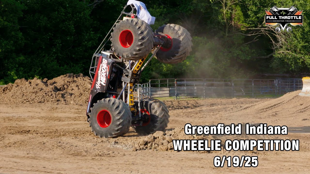 FULL SHOW: Monster Truck Wheelie Competition - Greenfield, IN 2025