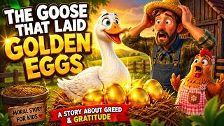 The Goose That Laid Golden Eggs | Moral Story for Kids About Greed and Gratitude