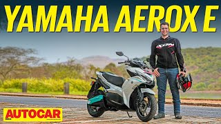 Yamaha Aerox E Review - Is The Electric Aerox Fun? First Ride Autocar India