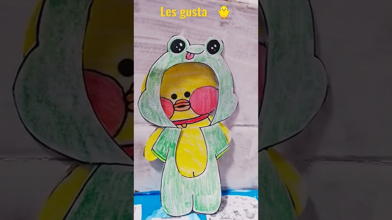 Mi patito de papel para matar la inactividad