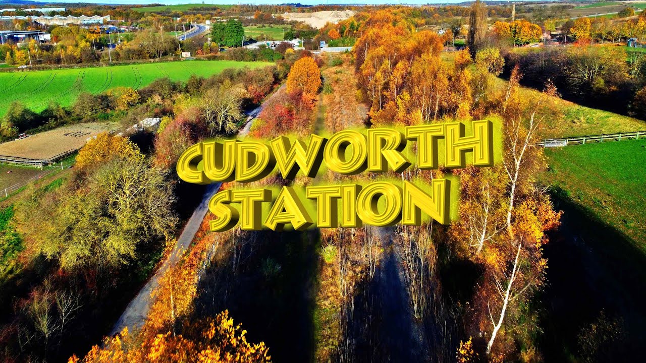 Lost Railways - Cudworth Station from the air - DJI Mini2