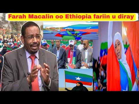 DEGDEG Farah Macalin Oo ONLF Talo Dhaxal Gal Ah Siiyay Xafladii Sanad Guurada 41aad Ee ONLF