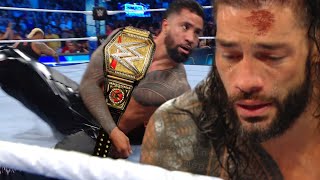 Jey Uso Destroy Roman Reigns & Solo Sikoa & Win Undisputed Championship WWE Smackdown 2023 Highlight