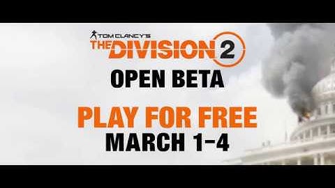 The Division 2 - Open Beta Trailer [4K]