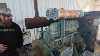 Volvo Penta TWD1211P engine test run 410HP 