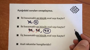 Asal sayılar örnek soru   1