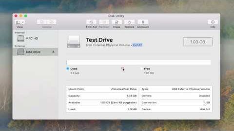 Formatting External Hard Drives for Video Editing with Disk Utility