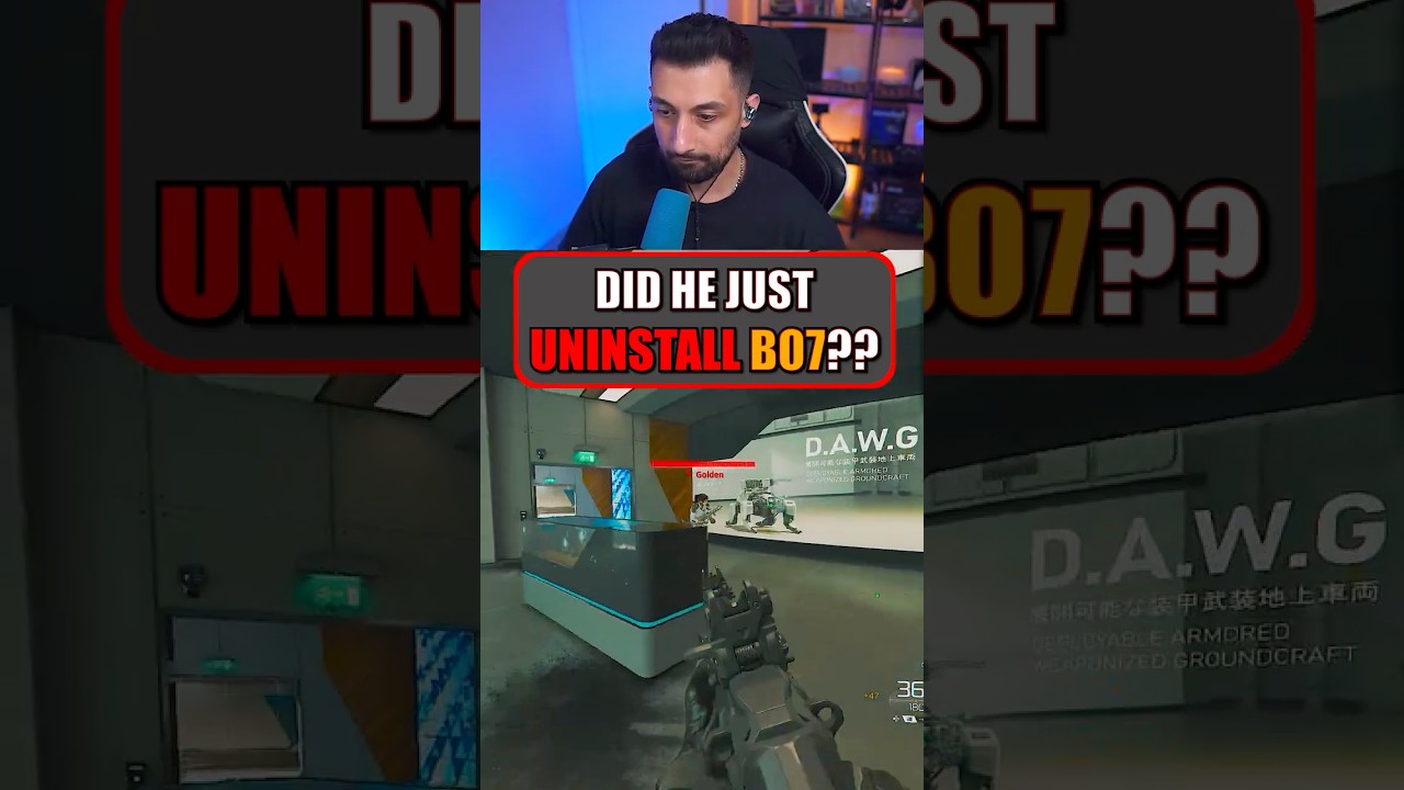 Первый день бета-теста BO7, а я, похоже, уже заставил его удалить 😂