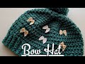 Bow Hat    @crochetandcopy