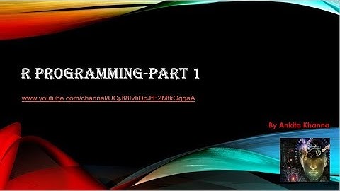 R programming -Part 1(Operators and Loop statements)