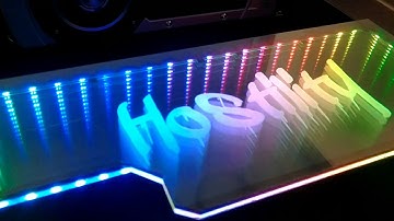 Hostility infinity mirror RGB GPU backplate