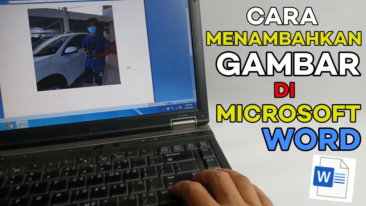 3 Cara Memasukan Gambar Di Microsoft Word - YouTube