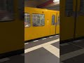 U-Bahn Moment #berlin #ubahn #ubahnberlin #yellow #oldstyle #transport #underground #germany #moment