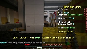 The greatest Prop Hunt spot, until someone finds you | Minecraft Hypixel