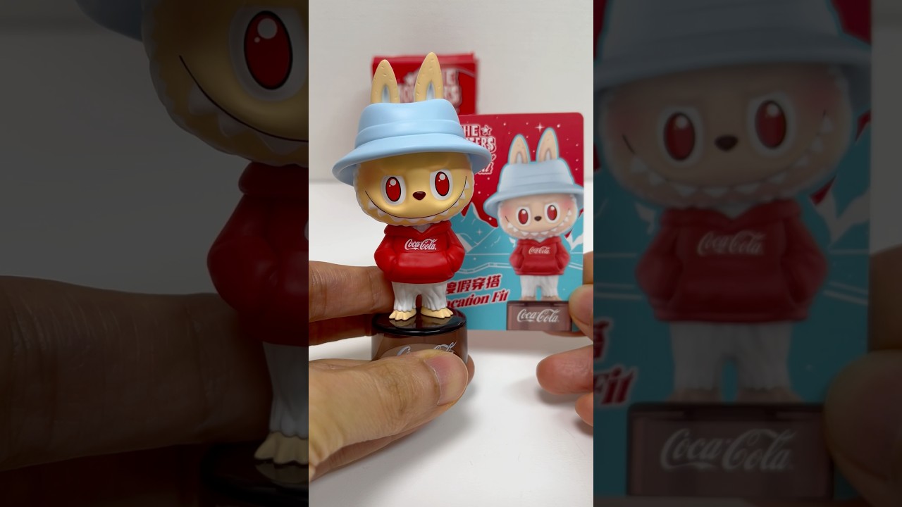 THE MONSTERS Labubu Coca Cola Series Figure Vacation Fit - YouTube
