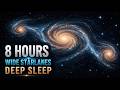 Spiral Drift to Sleep | Galaxy Sleep Soundscape | 8 Hour Deep Sleep Soundscape | Dark Image