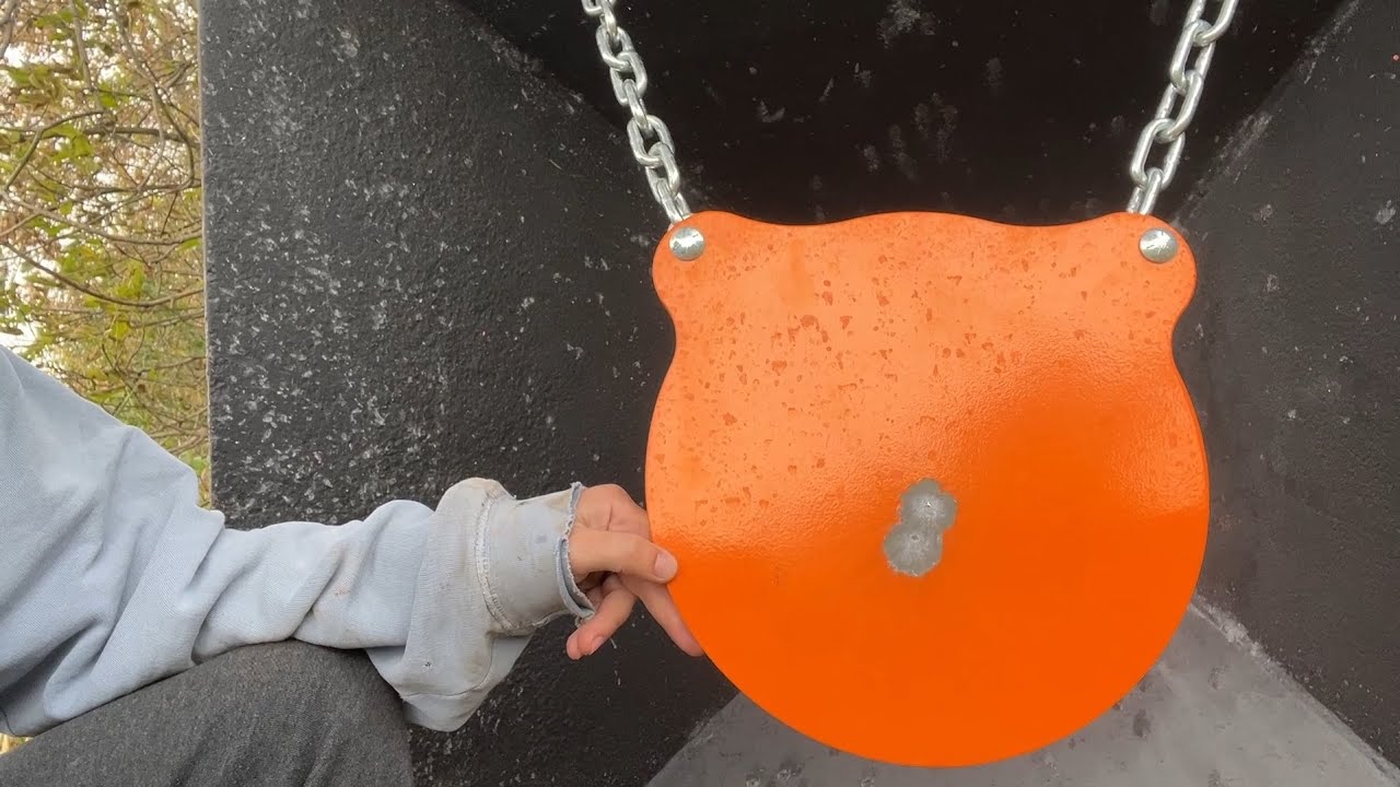 High Wild 12" AR500 STEEL GONG vs. 5.56