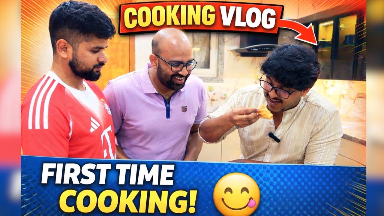 First Time Cooking | Learning Cooking Ep.1 | Harish Chidugu | Abhishek Hanumandla 