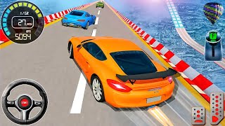 New Update 🚘 Impossible Stunt Car Trucks 3D | 🔥 Yellow or Red Car, Android Gameplay, Multiplayer #30