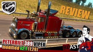 ATS | truck mod 'PETERBILT 389 Viper 2' modified v2.1 (1.28) - review ATS | truck mod 'PETERBILT 389 Viper 2' modified v2.1 (1.28) - review