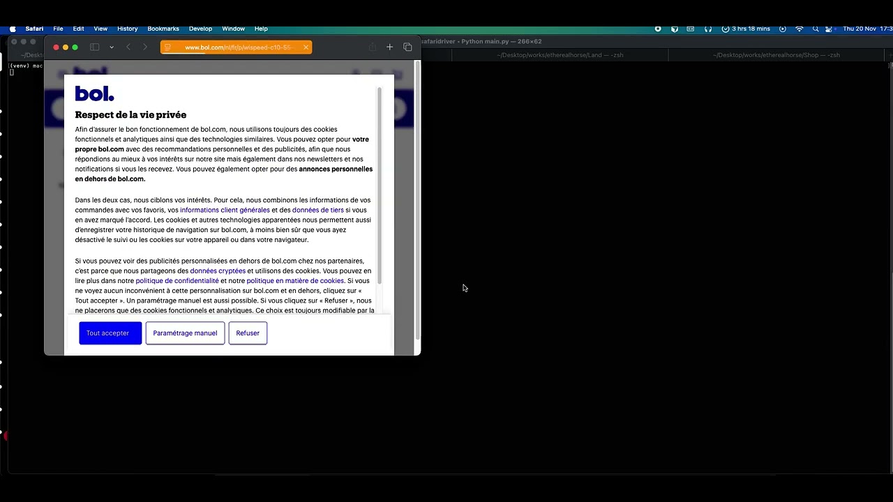 Bol.com Automatic Product Scraper Example