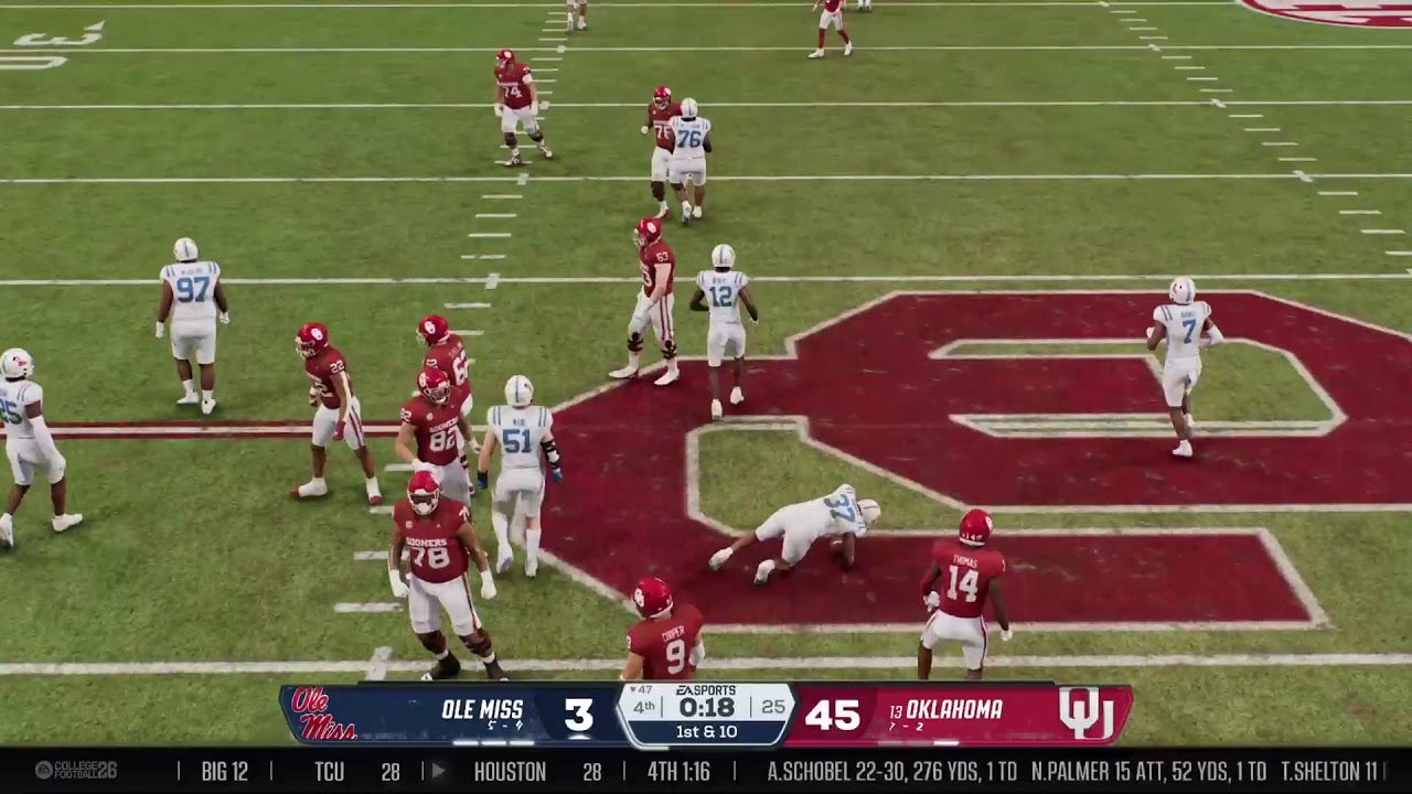 Ole Miss @ Oklahoma [Week 11, 2028]